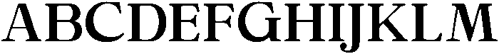 Calgine Serif Semi Bold Semi Expanded otf (600) Font UPPERCASE