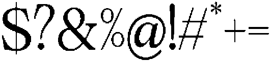 Calgine Serif Semi Condensed otf (400) Font OTHER CHARS