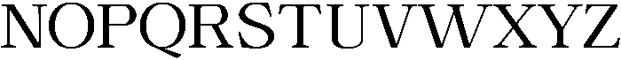 Calgine Serif Semi Expanded otf (400) Font UPPERCASE