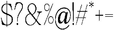 Calgine Serif Thin Condensed otf (100) Font OTHER CHARS