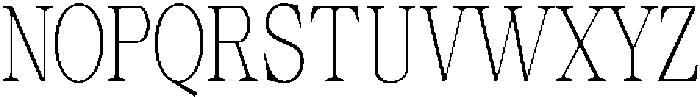 Calgine Serif Thin Condensed otf (100) Font UPPERCASE