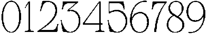 Calgine Serif Thin Semi Condensed otf (100) Font OTHER CHARS