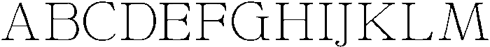 Calgine Serif Thin Semi Expanded otf (100) Font