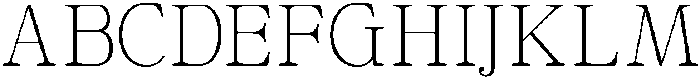 Calgine Serif Thin otf (100) Font