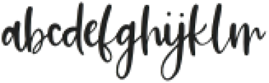 Cali Coast Script Regular otf (400) Font LOWERCASE