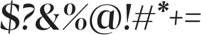 Calibra Medium Italic otf (500) Font OTHER CHARS