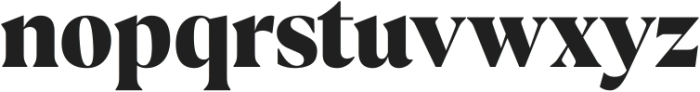 Calibra Variable Black ttf (900) Font LOWERCASE