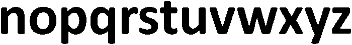 Calibri ttf (400) Font LOWERCASE