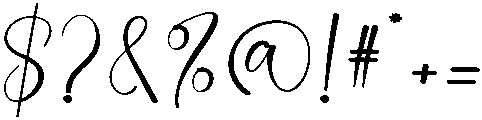 California Regular otf (400) Font OTHER CHARS