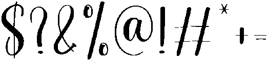California Regular otf (400) Font OTHER CHARS