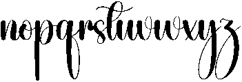 California Regular otf (400) Font LOWERCASE