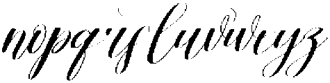 California Regular otf (400) Font LOWERCASE