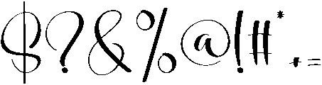California Regular otf (400) Font OTHER CHARS