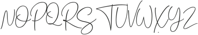 California Signature Script Bold ttf (700) Font UPPERCASE