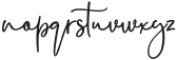 California Signature Script Bold ttf (700) Font LOWERCASE