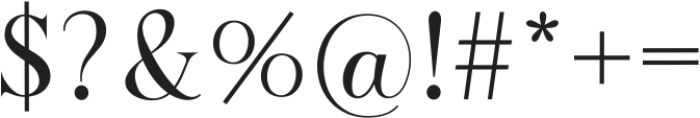 California Signature Serif ttf (400) Font OTHER CHARS