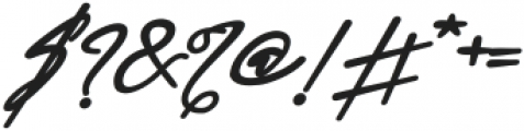 California Street Bold Italic otf (700) Font OTHER CHARS