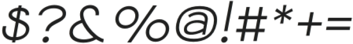 California Sunday Flat Caps Medium Italic otf (500) Font OTHER CHARS