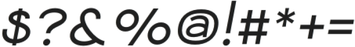 California Sunday Flat Caps Semibold Italic otf (600) Font OTHER CHARS