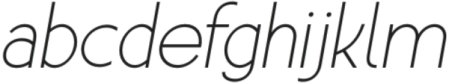 California Sunday Regular Italic otf (400) Font LOWERCASE