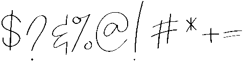 California otf (400) Font OTHER CHARS