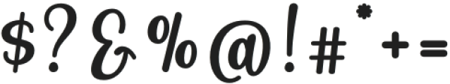 CaliforniaHandwritingScript-R otf (400) Font OTHER CHARS