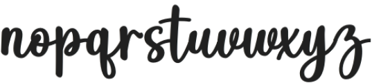 CaliforniaHandwritingScript-R otf (400) Font LOWERCASE