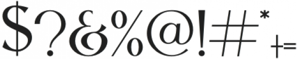 Caligna Regular otf (400) Font OTHER CHARS
