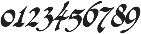 Caligraf Black Regular ttf (900) Font OTHER CHARS