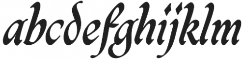 Caligraf Bold Regular otf (700) Font LOWERCASE