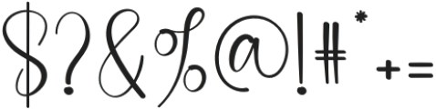 Caligraphy Regular otf (400) Font OTHER CHARS