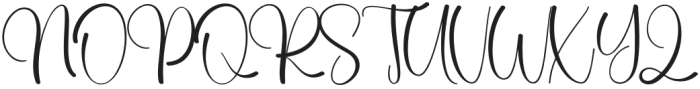 Caligraphy Regular otf (400) Font UPPERCASE