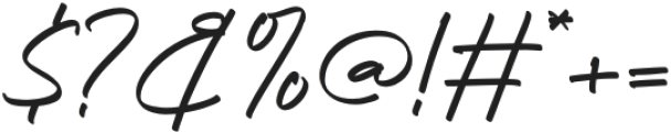 Caliphia Normal otf (400) Font OTHER CHARS