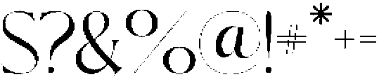 Calisba otf (400) Font OTHER CHARS