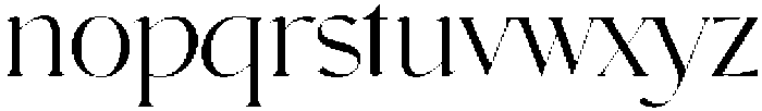 Calisba otf (400) Font LOWERCASE