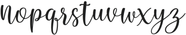 Calissha Script Regular otf (400) Font LOWERCASE