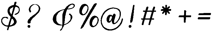 Calista Regular otf (400) Font OTHER CHARS