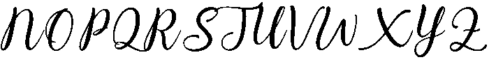 Calista Regular otf (400) Font UPPERCASE
