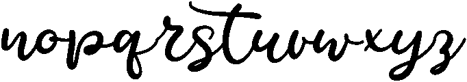 Calista otf (400) Font LOWERCASE