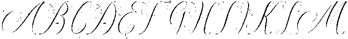 Calistra Calligraphy Regular otf (400) Font UPPERCASE