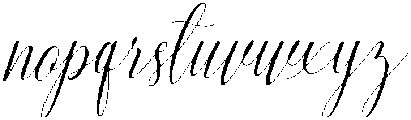 Calistra Calligraphy Regular otf (400) Font LOWERCASE