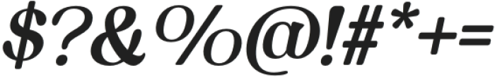 Calive Italic otf (400) Font OTHER CHARS
