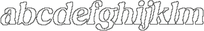Calive Pixel Outline otf (400) FONT
