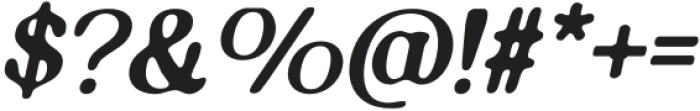 CaliveBlur-Italic otf (400) Font OTHER CHARS