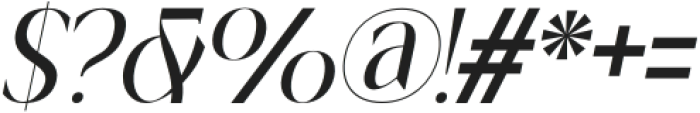Calivorne Italic otf (400) Font OTHER CHARS