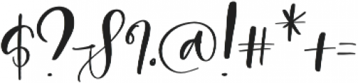 Calla Script Flourish otf (400) Font OTHER CHARS