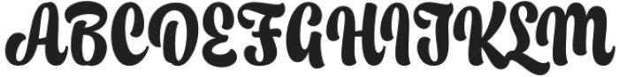 Callestia Regular otf (400) Font UPPERCASE