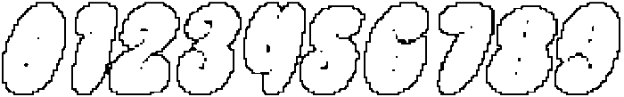 Calley Pixel Outline otf (400) Font OTHER CHARS