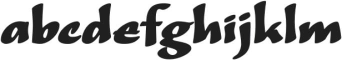 CalliSans Black otf (900) Font LOWERCASE