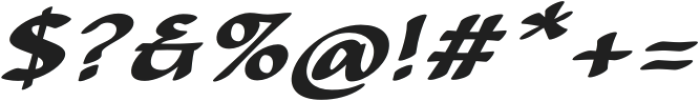 CalliSans Bold Italic otf (700) Font OTHER CHARS